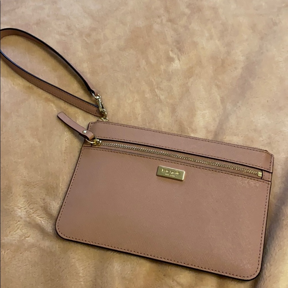 Mauve Kate Spade Wristlet